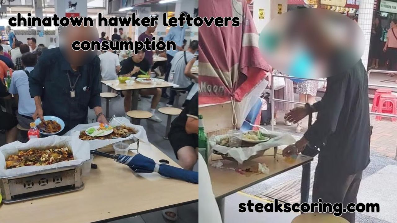 Chinatown Hawker Leftovers Consumption