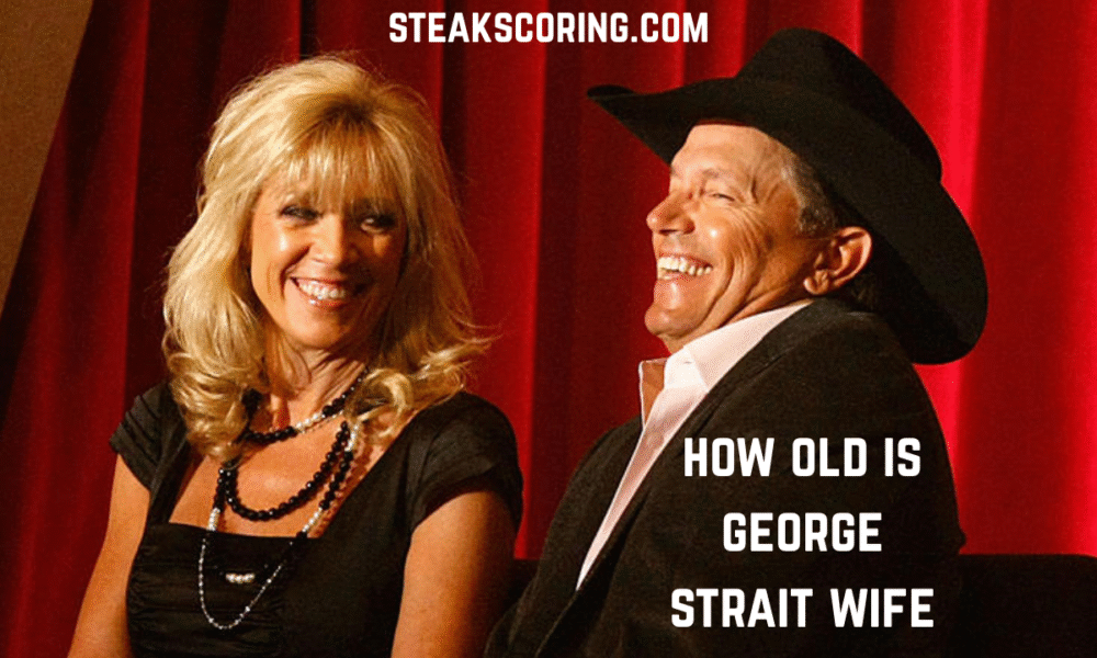 how old is george strait wife