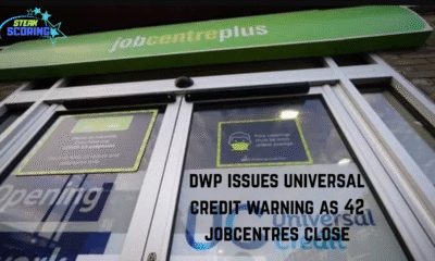 dwp issues universal credit warning as 42 jobcentres close