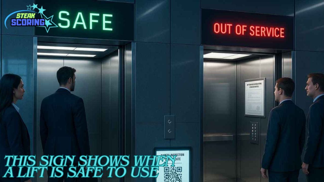 this sign shows when a lift is safe to use