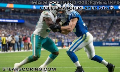 Miami Dolphins vs Indianapolis Colts Match Player Stats