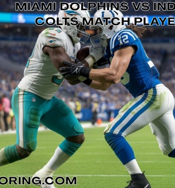 Miami Dolphins vs Indianapolis Colts Match Player Stats
