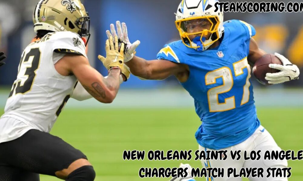 New Orleans Saints vs Los Angeles Chargers Match Player Stats